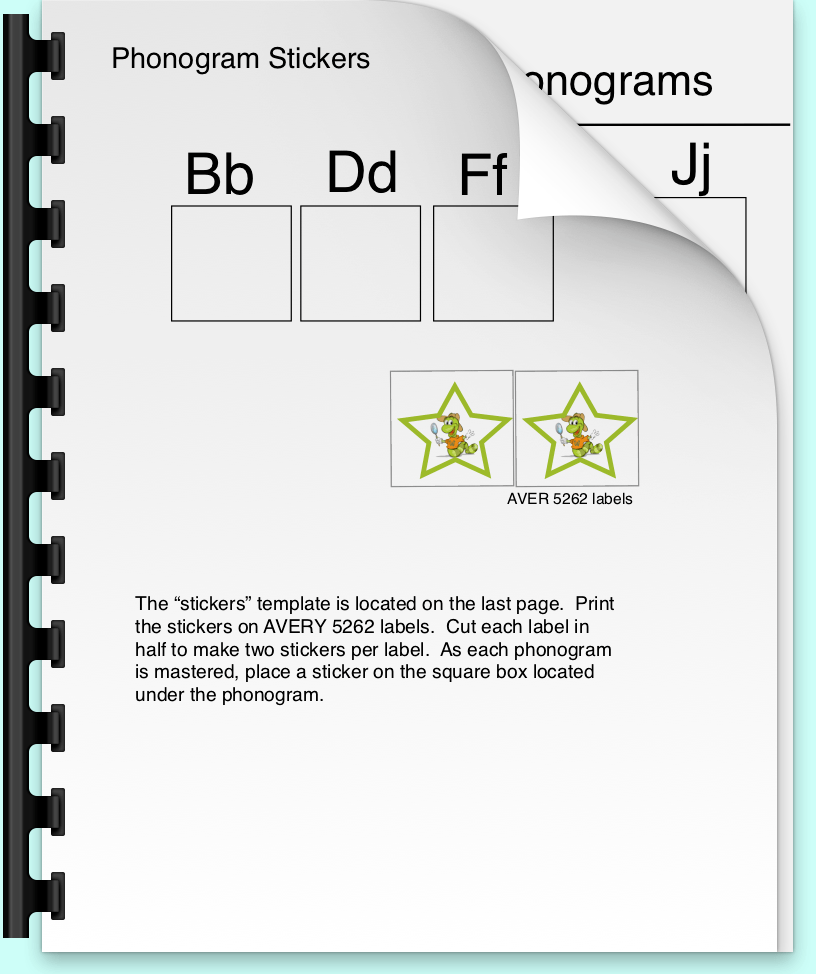 Alphabet Code Sticker Book